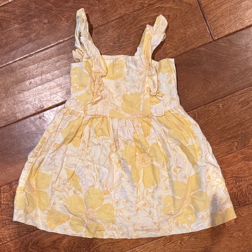 GAP Yellow Floral Kids Dress